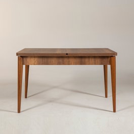 Hanah Home Vina - Mesa de comedor extensible Nogal